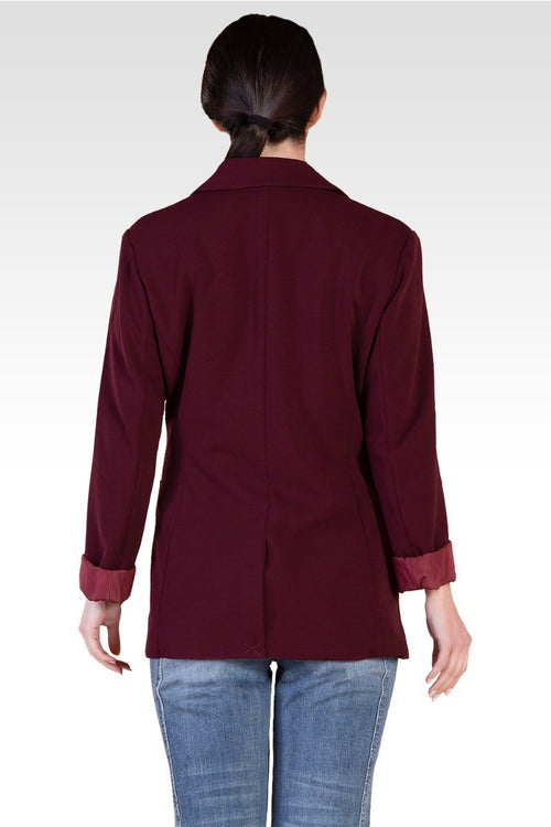 Dorothy Blazer Jacket -Burgundy