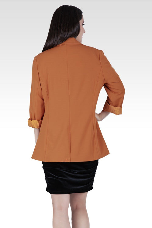 Dorothy Blazer Jacket - Dark Mustard