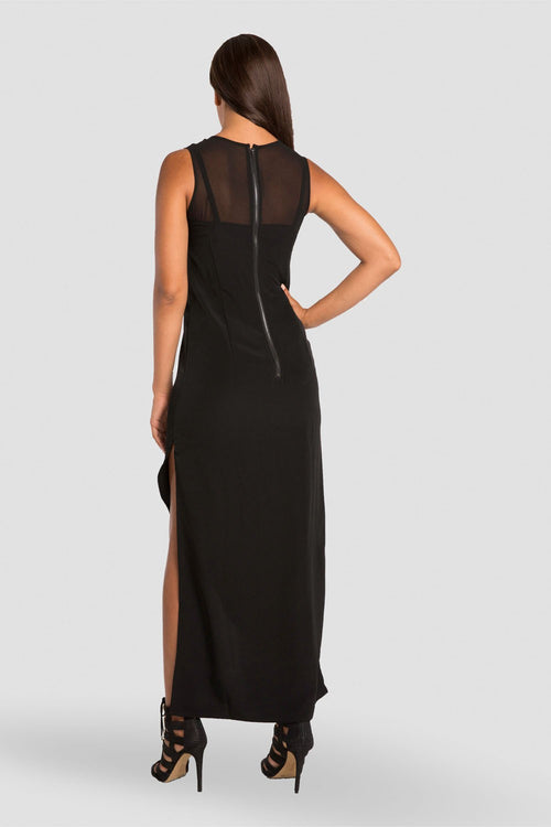 Women's Black Bodycon Maxi Dress