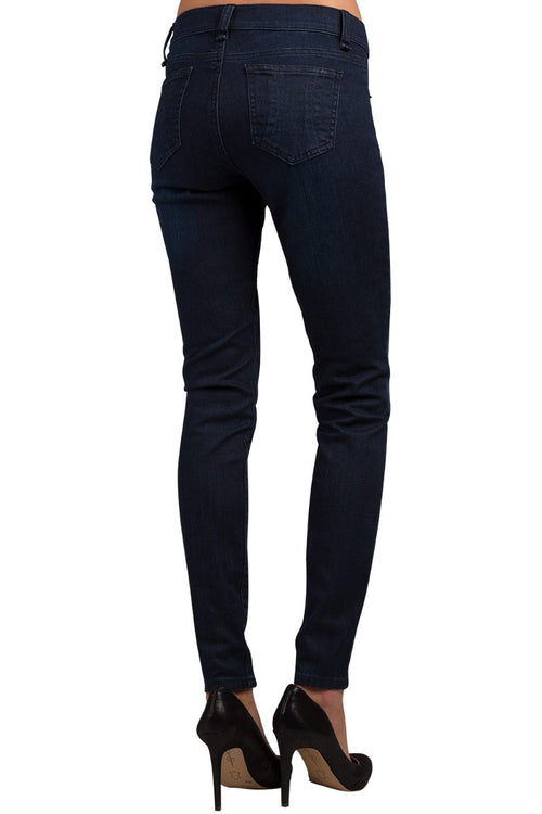 Patrisha Saucer Blue Floral Print Skinny Jeans