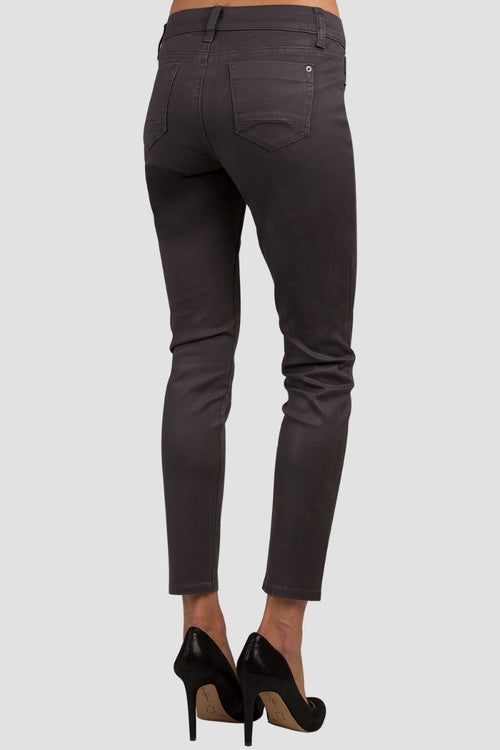 Hana Forest Dust Coated Cigarette Skinny Jeans