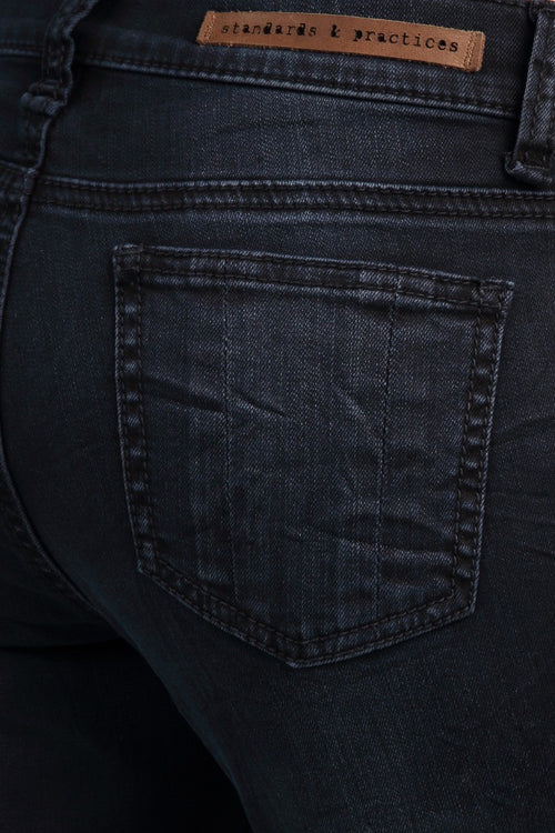 Parker Blue Grunge Skinny Jeans