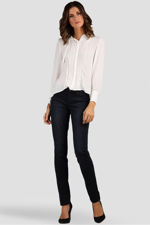 Parker Blue Grunge Skinny Jeans