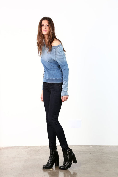 Women Dark Denim Supper Skinny Jeans