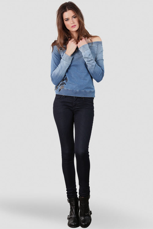 Minnie Whisker Wash Super Skinny Jeans