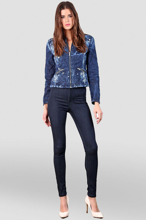 Women Black Denim Skinny Jeans