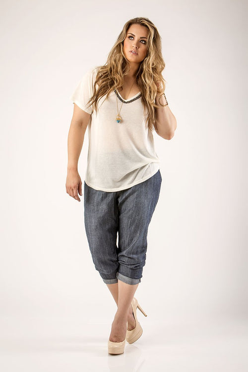 Women Plus Tencel Jeans