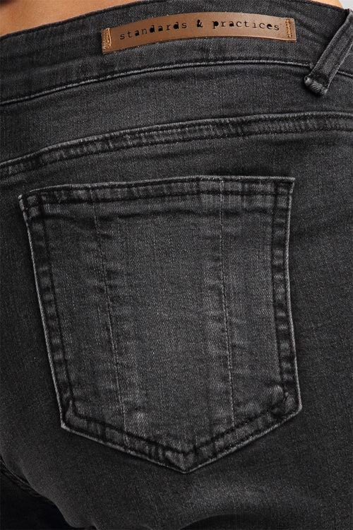 Stretch Woven Gray Good Midrise Skinny Jeans