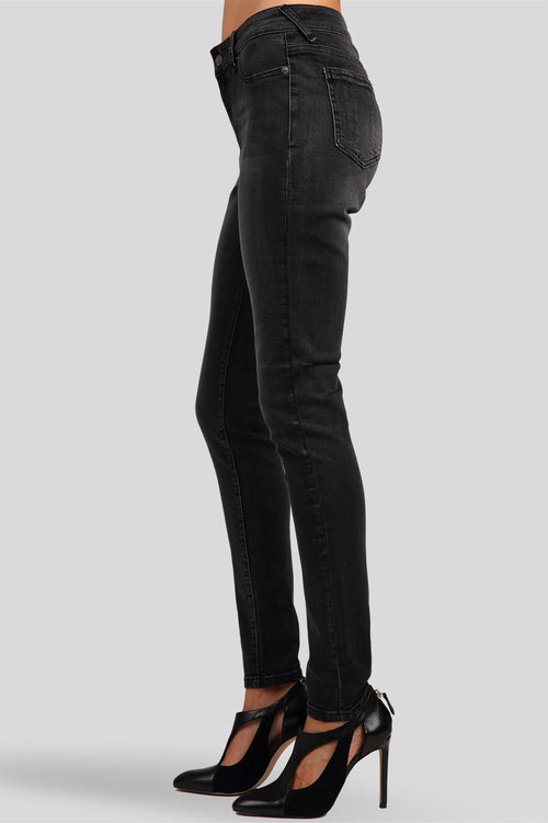 Stretch Woven Gray Good Midrise Skinny Jeans