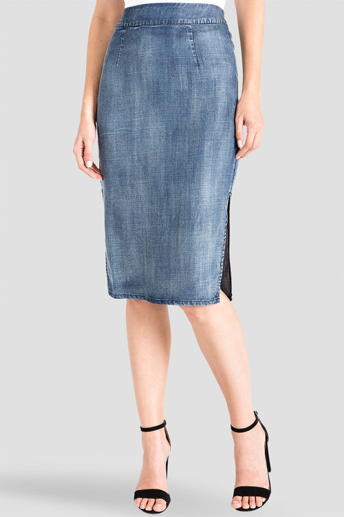 Standards & Practices High-Waist Tencel Pencil Skirt