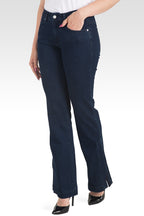 Standards & Practices Women's High Waist Split Hem Flared Jeans