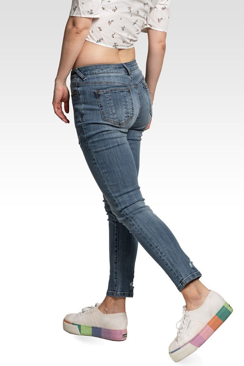 Isabel Women's Slight Ripped Skinny Jeans