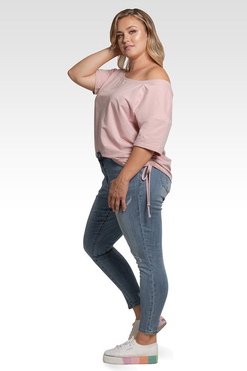 Isabel Women's Plus Slight Ripped Skinny Jeans