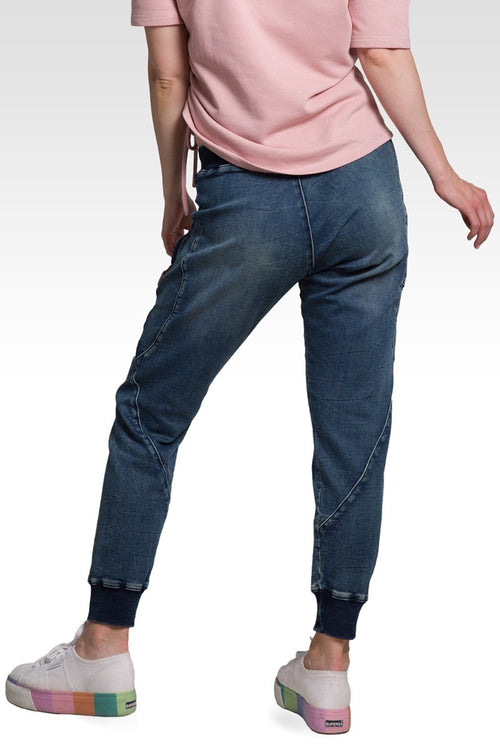 Candice Women's Knit Skinny Utility Pocket Jogger Pant