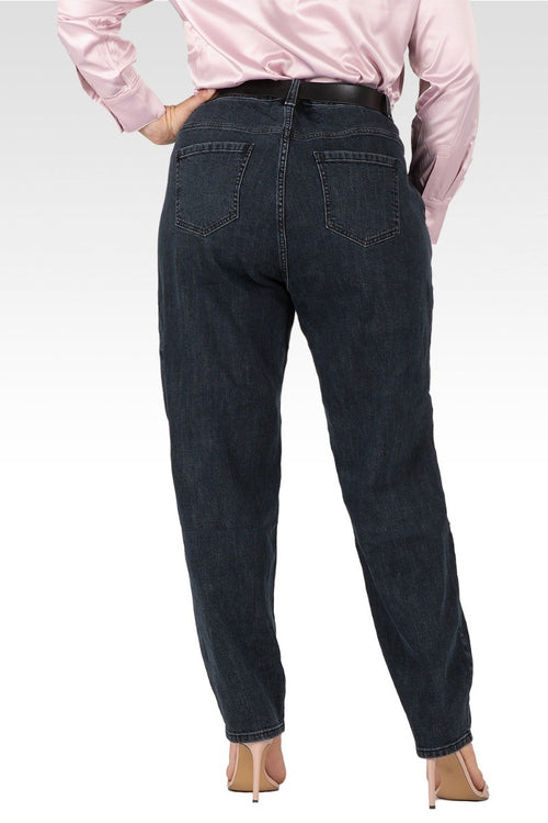 Zuma Women's Plus Size Tapered Trouser Pants