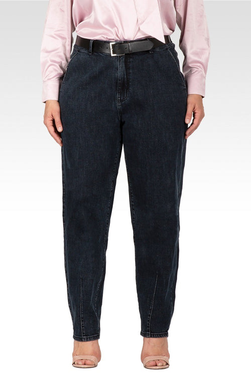 Zuma Women's Plus Size Tapered Trouser Pants