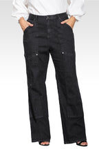 Plus Size High Waist Utility Performance Jeans-Rinse Black