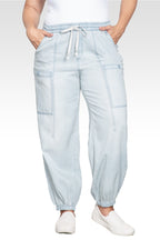 Keira Women's Plus Size Tencel Low-Slung Lounge Jeans-Light