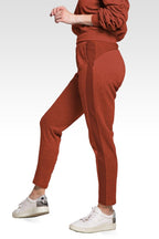 Meghan Women's French Terry Reverse Side Panel With Pockets Trouser Jogger