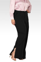 Kai Women's Flared High Waist Trouser Plus Size Pants