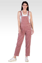 Harper Women's Corduroy Casual Overall - Mauve