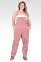 Harper Women's Plus Size Corduroy Casual Overall - Mauve