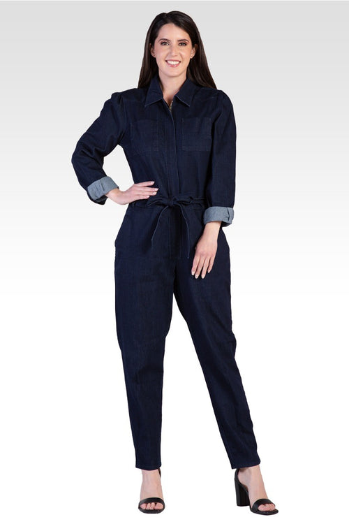 Janeen Light Weight Denim Boiler Suit