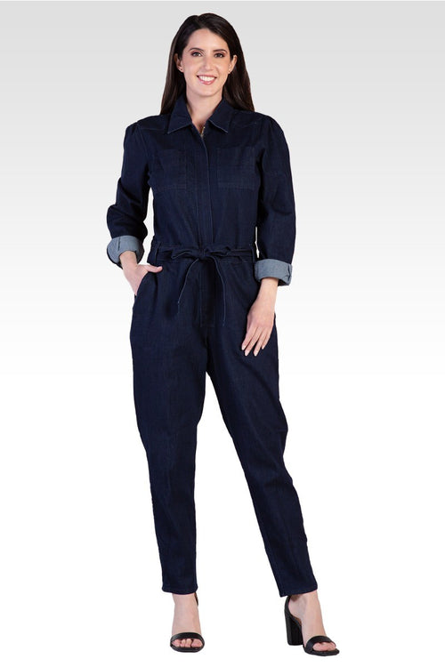 Janeen Light Weight Denim Boiler Suit