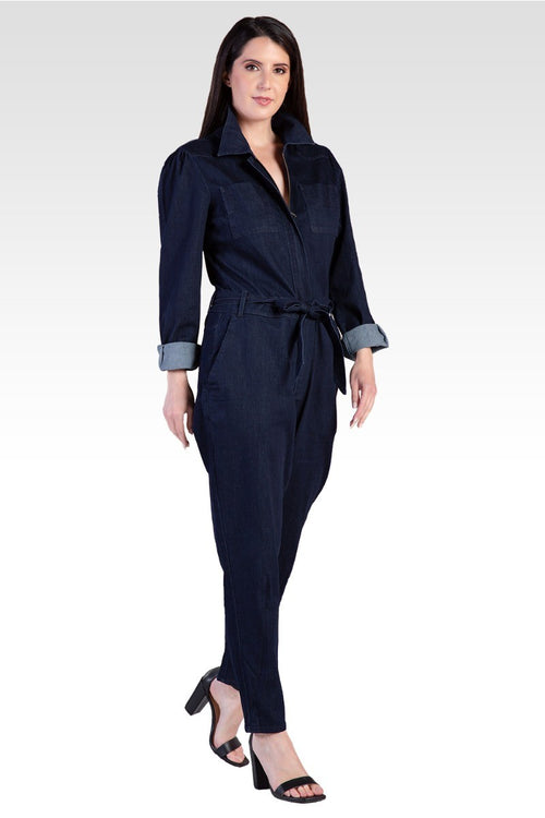 Janeen Light Weight Denim Boiler Suit