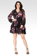 Miranda Women's Mini Floral Printed Swing Dress