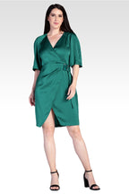 Rara Women's Wrap Midi Dress With Belt