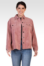 Jane Women's Corduroy Jacket - Mauve