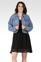 River Women's Cropped Denim Jacket