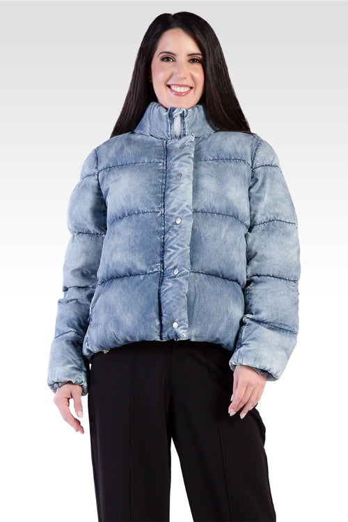 Polaris Women's Indigo Tencel Puffer Jacket