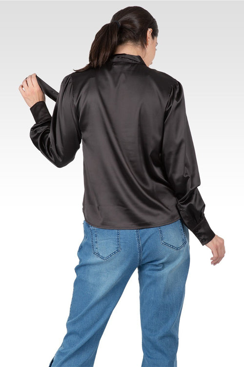 Reily Women's Bow-tie Neck Long Sleeve Blouse