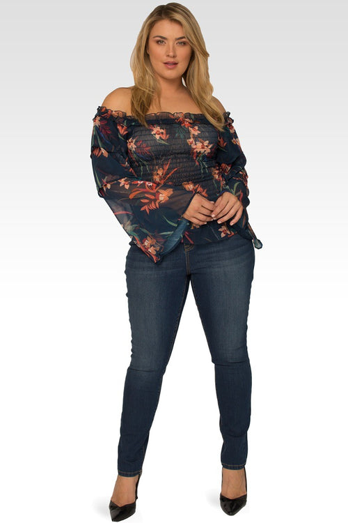 S&P Plus Size Elizabeth Basic 5-Pocket Style Skinny Jean