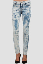 The Dot Psycho Polka Dot Printed Skinny Jeans