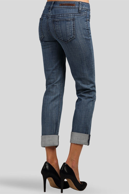 X-Boyfriend Citizen Blue Boy Fit Midrise Rolled Jeans