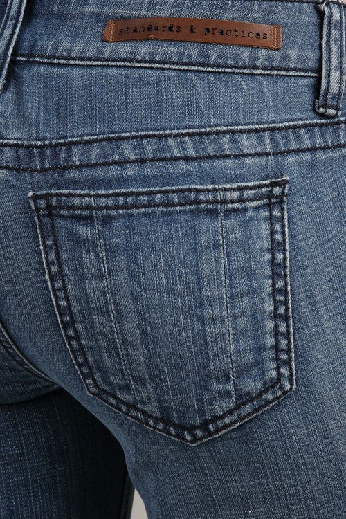 X-Boyfriend Citizen Blue Boy Fit Midrise Rolled Jeans