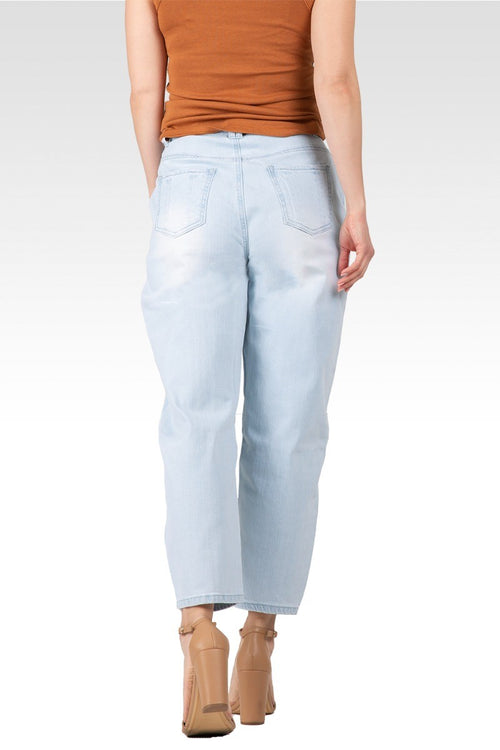 Harlow High Rise Easy Fit Cropped Jeans