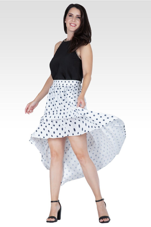 Godiva Womens Asymmetrical Skirt