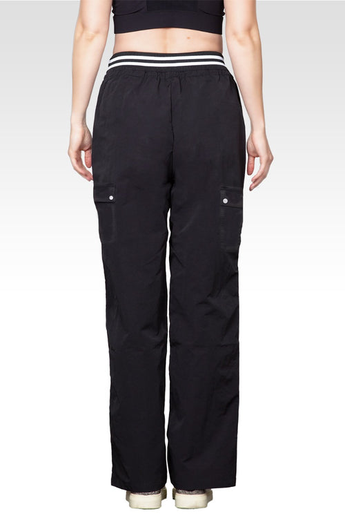 Pull-On Wide Leg Cargo Trousers