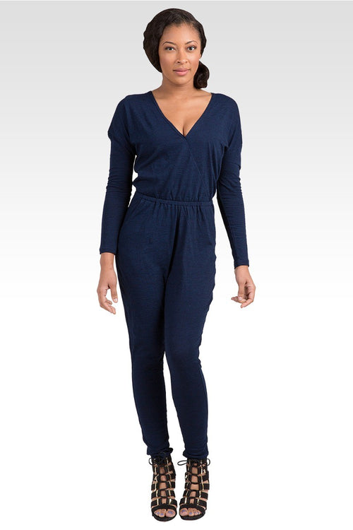 Lucy Long-Sleeved Tencel Denim Jumpsuit