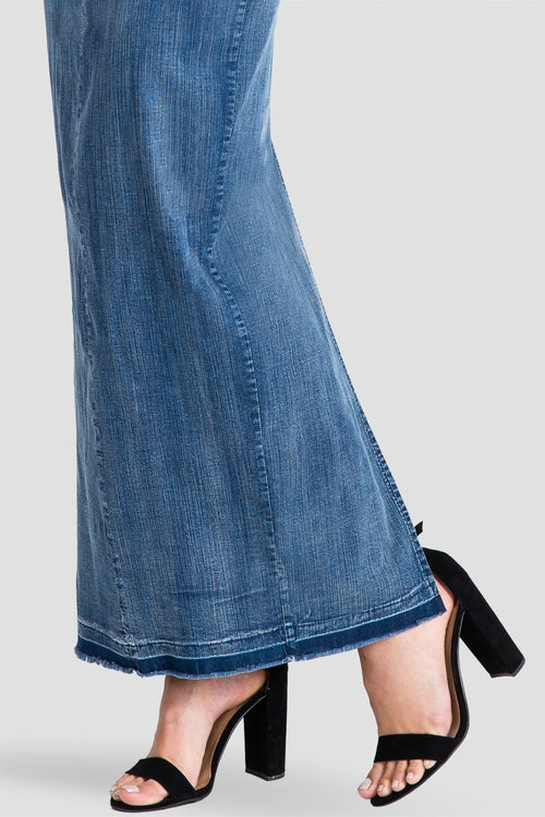 Women's Denim Maxi Dress