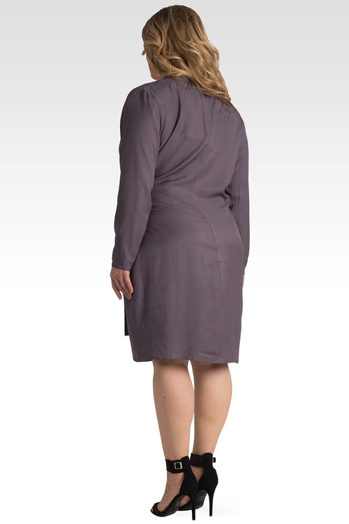 Plus Size Sunshine Lavender Longline Wrap Jacket