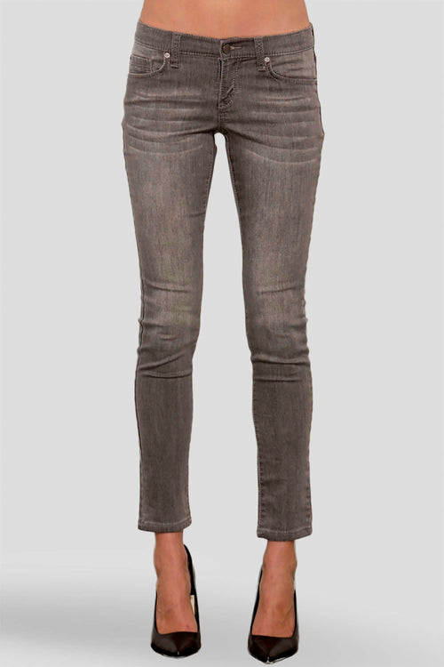 Women Charcoal Denim Skinny Jeans