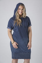 Standards & Practices Contemporary Fashion Women Plus Hooded Dress