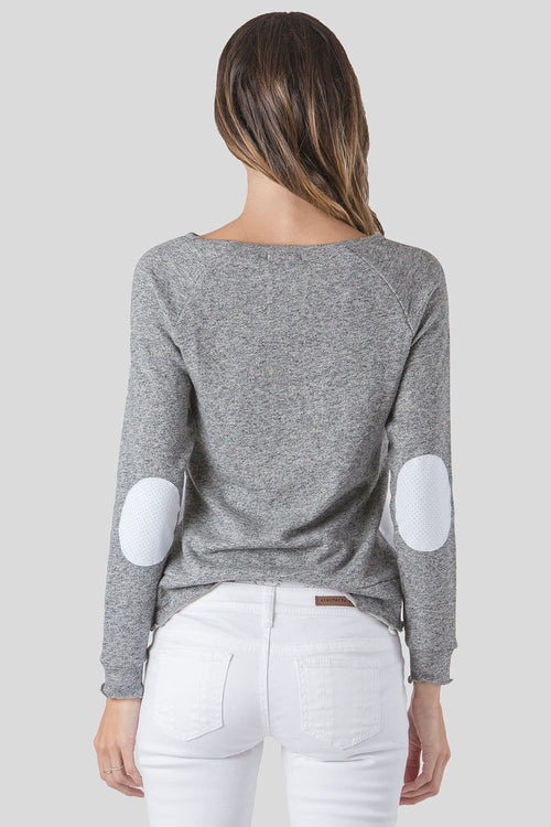 Standards & Practices Contemporary Fashion Women Elbow Patch Sweater