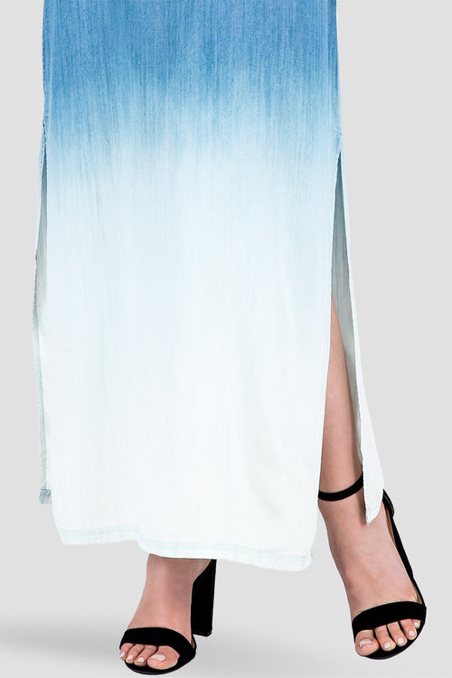 Ombre Racerback Tencel Maxi Dress