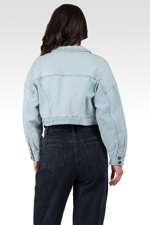 Phoenix Easy Fit Denim Cropped Trucker Jacket